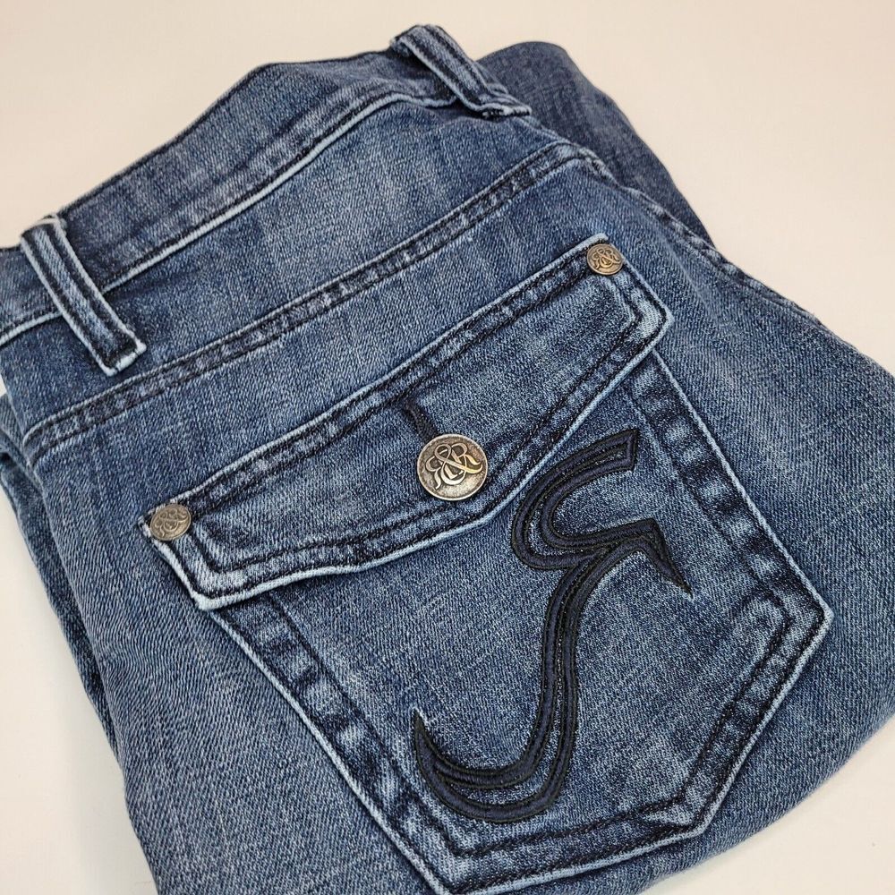 Rock & Republic Kasandra Jeans Womens 8 Medium Blue Excellent Bootcut R010353